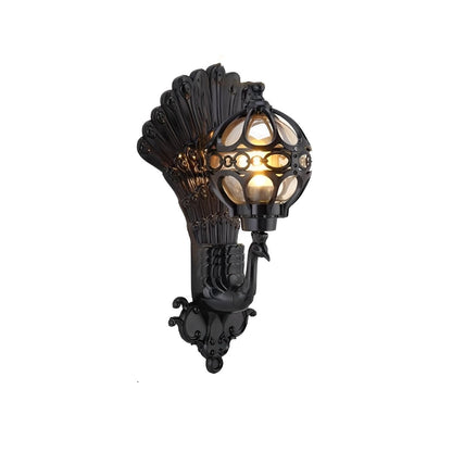 Waterproof Vintage Peacock Outdoor LED Porch Wall Lights