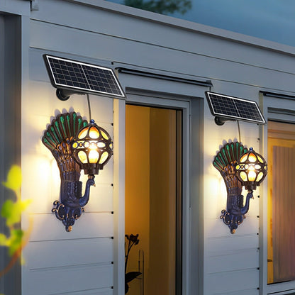 Waterproof Vintage Peacock Outdoor LED Porch Wall Lights