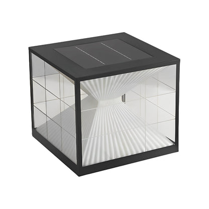 Square Creative Hourglass Shape LED Waterproof Fence Post Caps Light