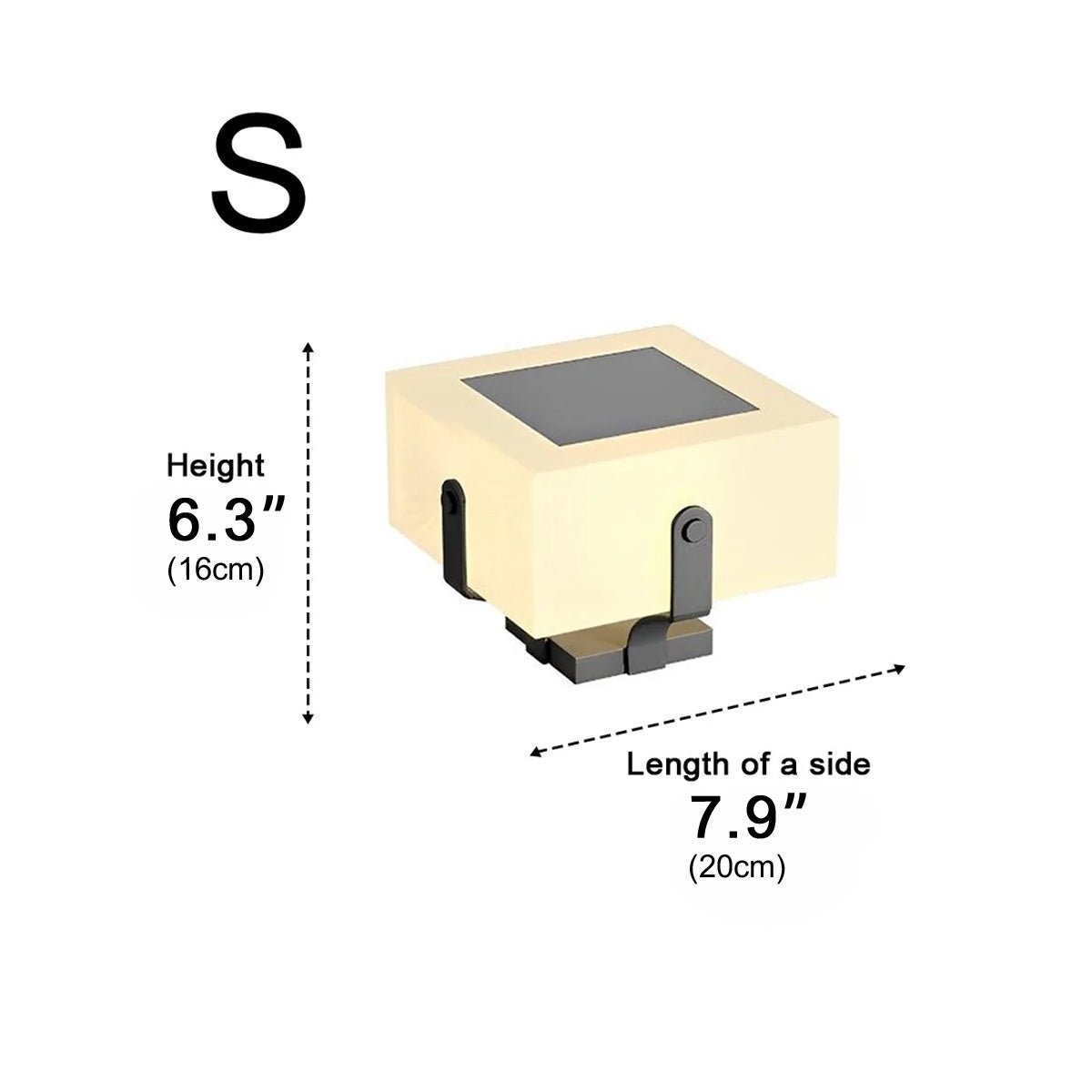 Square IP65 Waterproof LED Creative Modern Fence Post Lights