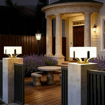 Square IP65 Waterproof LED Creative Modern Fence Post Lights
