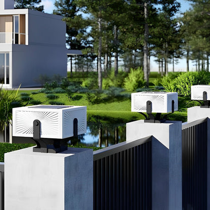 Square IP65 Waterproof LED Creative Modern Fence Post Lights