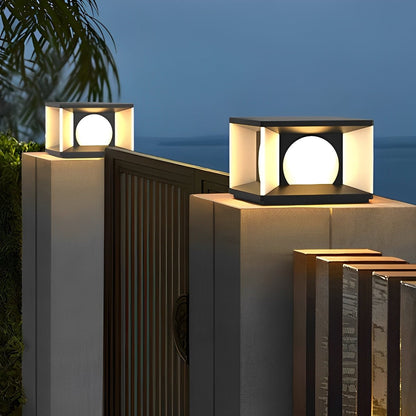 Square LED Waterproof Modern Post Caps Lights Deck Post Lights