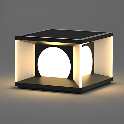 Square LED Waterproof Modern Post Caps Lights Deck Post Lights