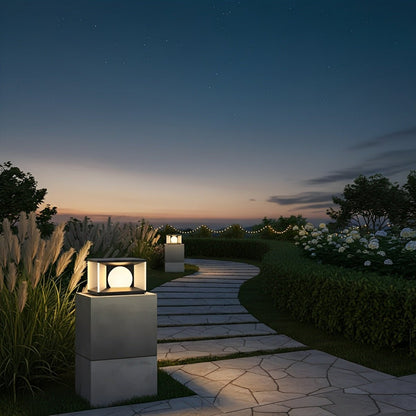 Square LED Waterproof Modern Post Caps Lights Deck Post Lights