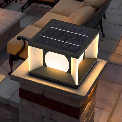 Square LED Waterproof Modern Post Caps Lights Deck Post Lights