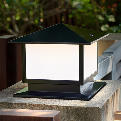 Square LED Waterproof Fence Post Cap Lights Column Lamp