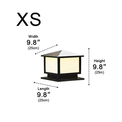 Square LED Waterproof Fence Post Cap Lights Column Lamp