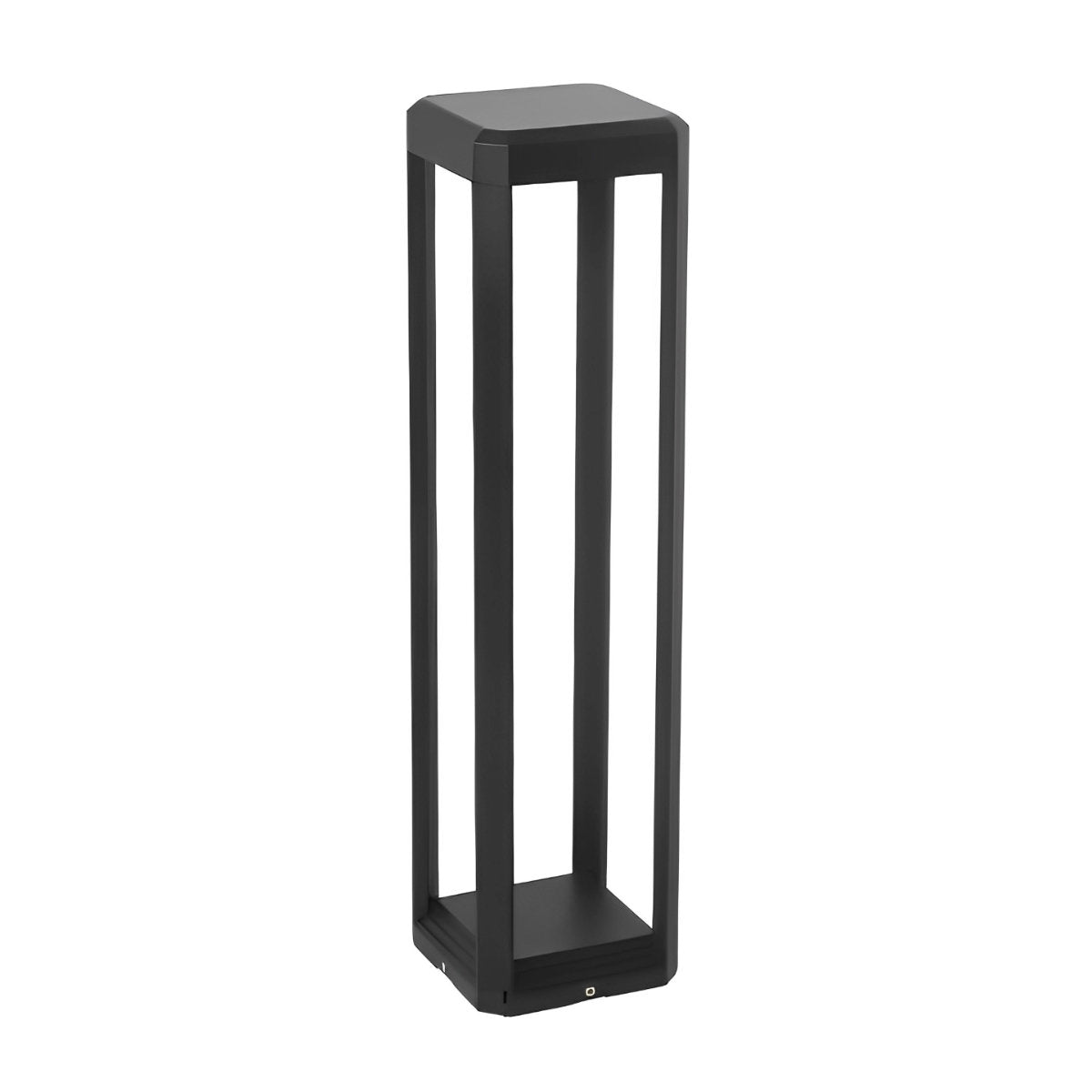 Square Minimalist Waterproof Stainless Steel Black Pathway Lights