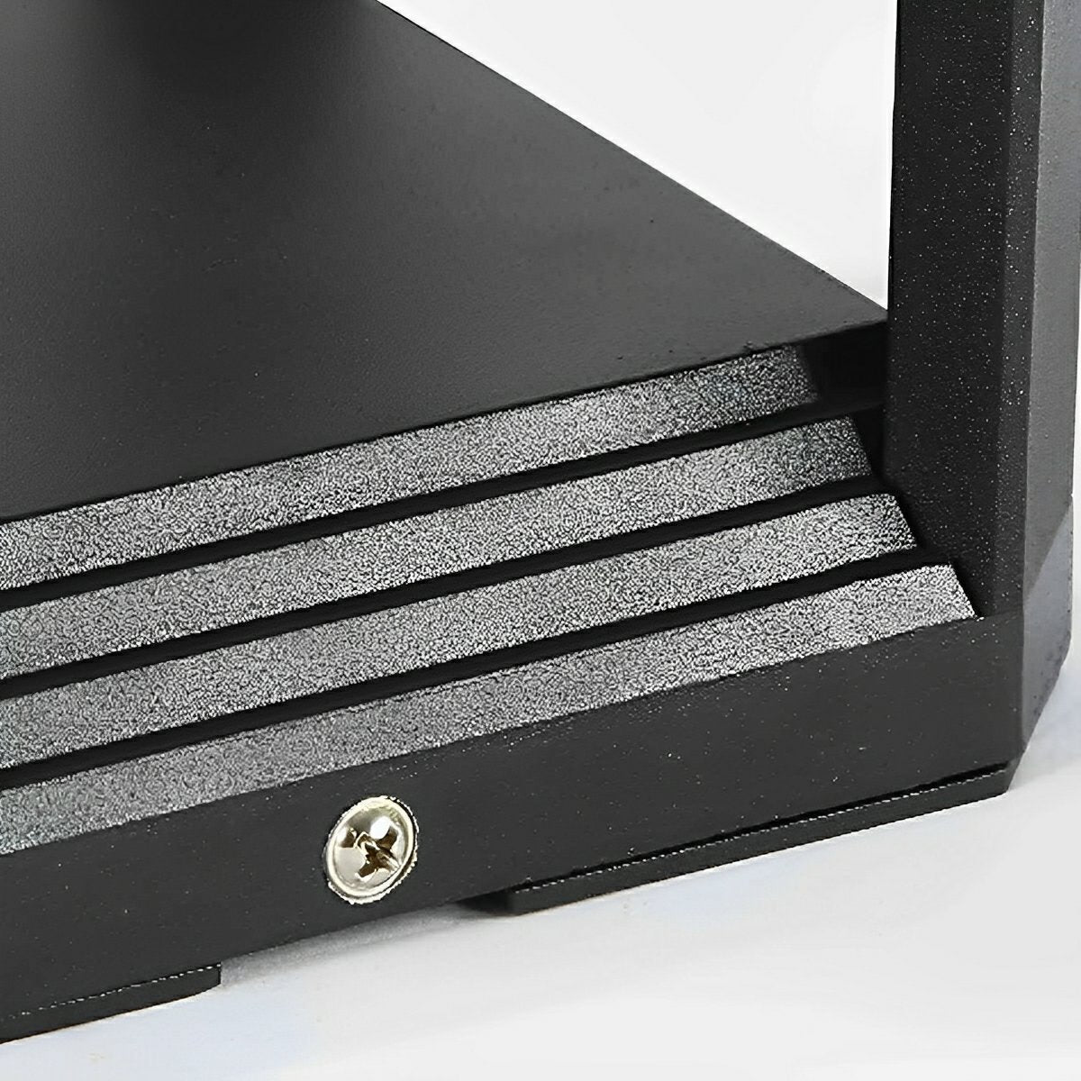 Square Minimalist Waterproof Stainless Steel Black Pathway Lights