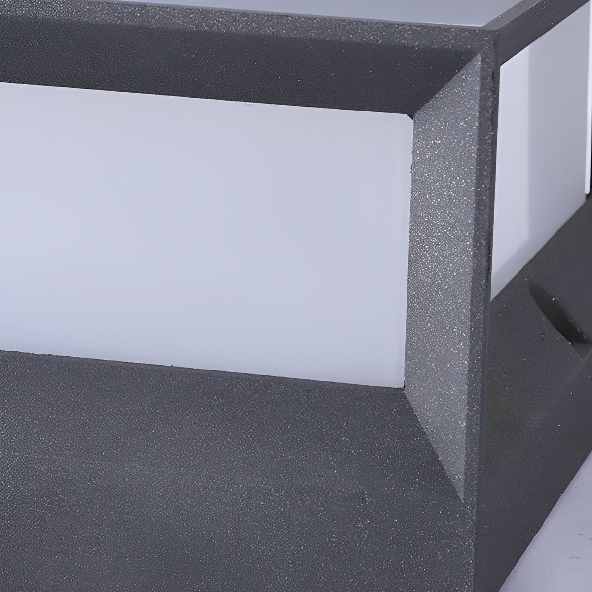 Square Waterproof Black Modern Waterproof  Post Cap Lamp Light