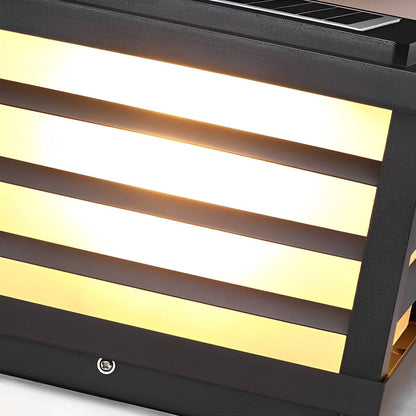 Square Waterproof LED Dimming Modern Fence Post Lights