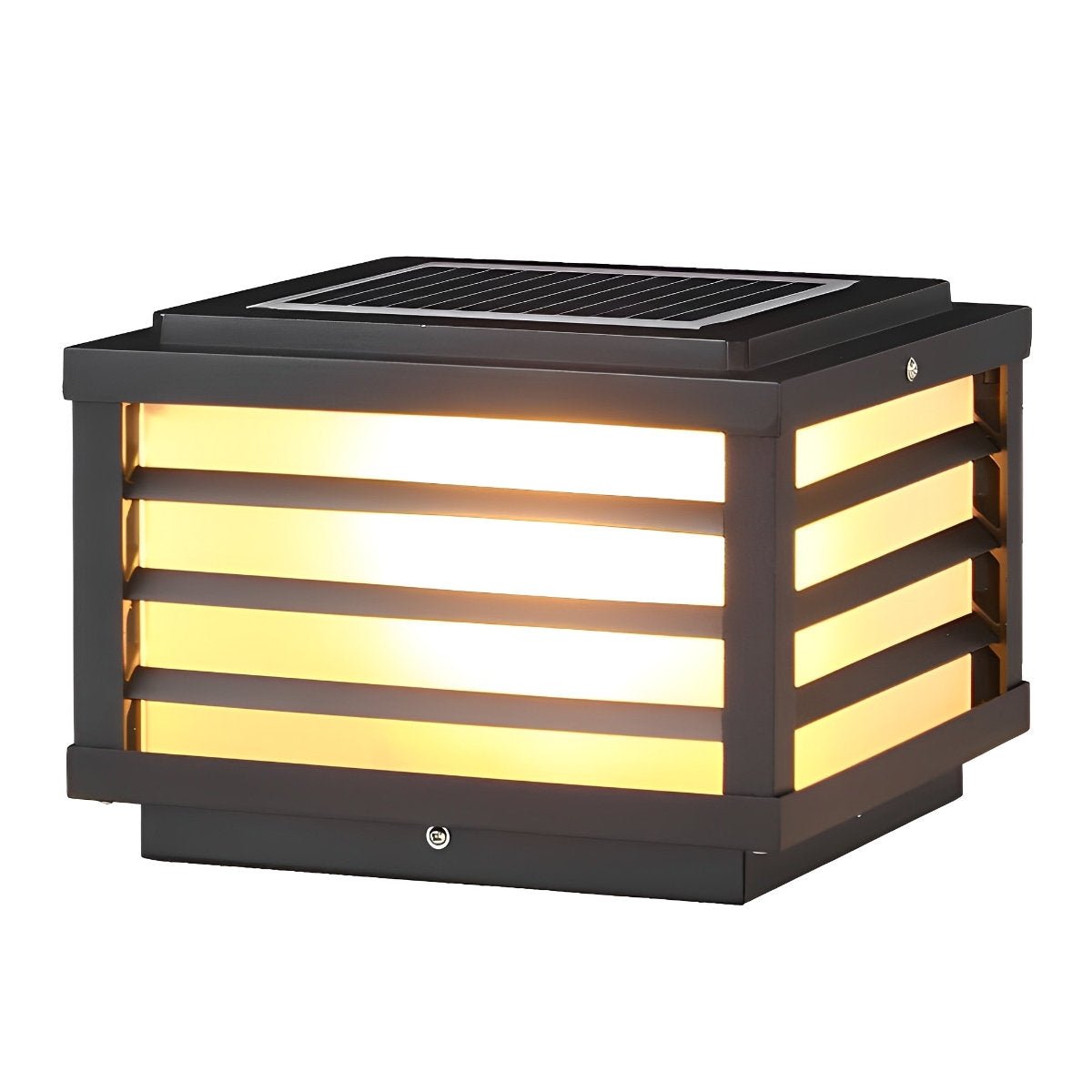 Square Waterproof LED Dimming Modern Fence Post Lights