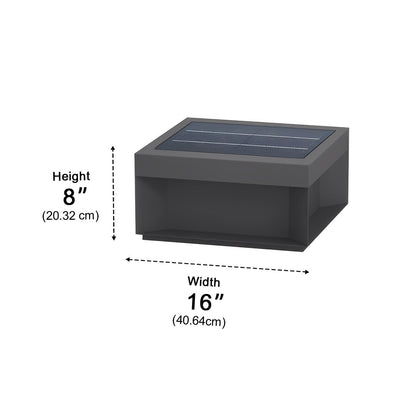 Square Waterproof LED Stainless Steel Post Lights Outdoor Fence Post Cap Lights
