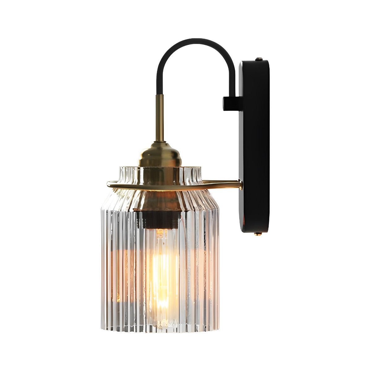 The Wavy Glass Dome LED Elegant Modern Wall Mounted Pendant Sconces Lamp