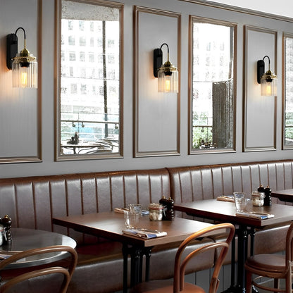 The Wavy Glass Dome LED Elegant Modern Wall Mounted Pendant Sconces Lamp