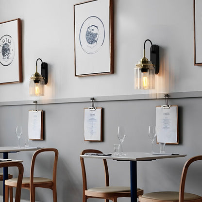 The Wavy Glass Dome LED Elegant Modern Wall Mounted Pendant Sconces Lamp