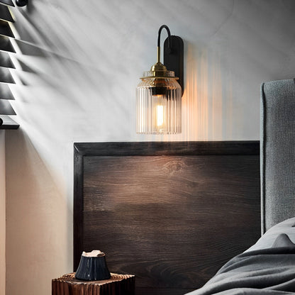 The Wavy Glass Dome LED Elegant Modern Wall Mounted Pendant Sconces Lamp