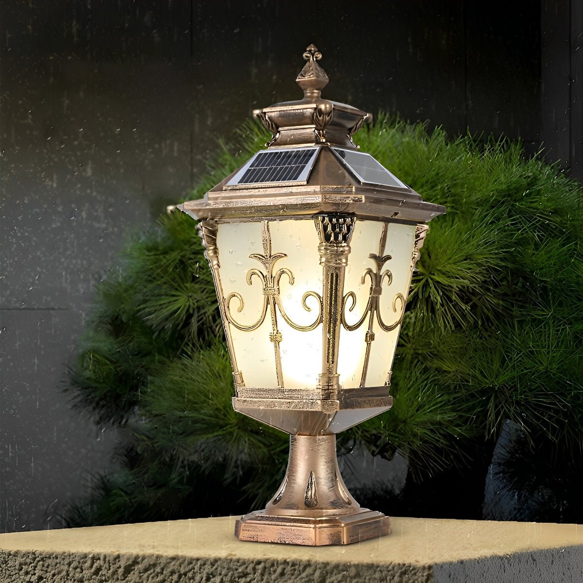 Victorian Style Fence Post Lights LED Garden Lamp Column Light Pillar Lam