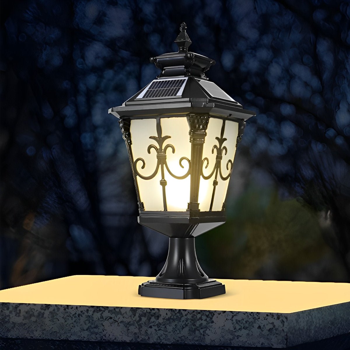Victorian Style Fence Post Lights LED Garden Lamp Column Light Pillar Lam