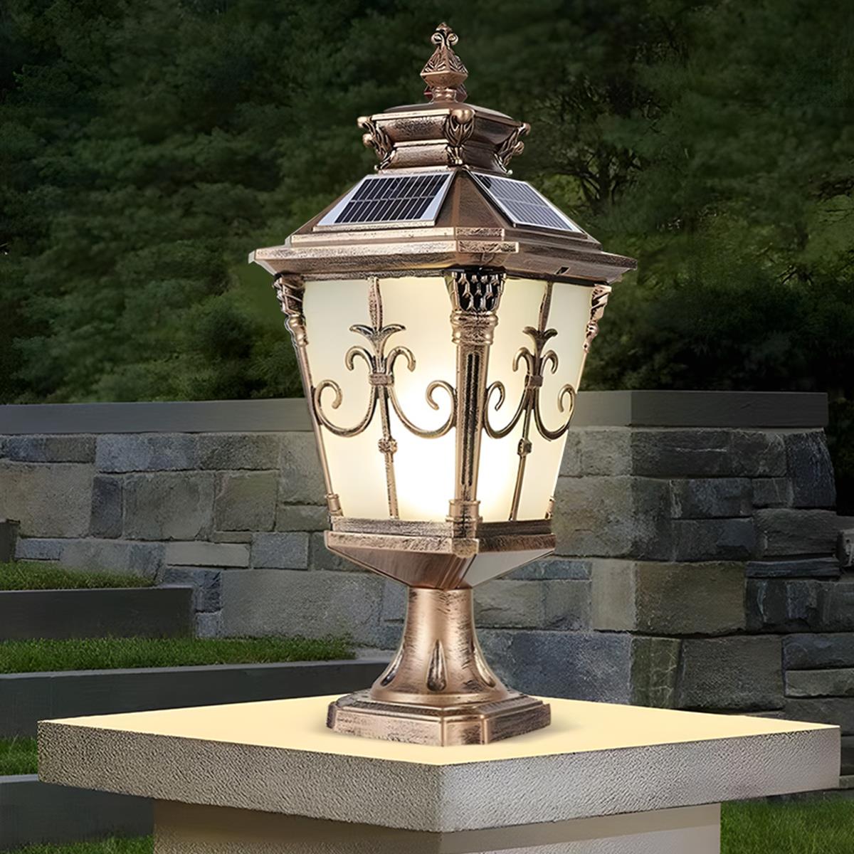 Victorian Style Fence Post Lights LED Garden Lamp Column Light Pillar Lam