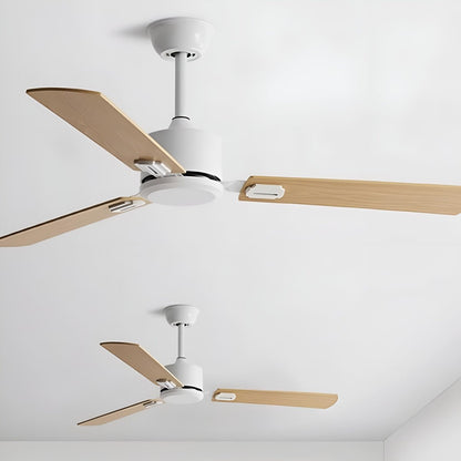 Vintage Wood Grain 6-speed Reverse Frequency Ceiling Fan 3 Blades