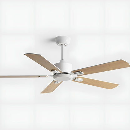 Vintage Wood Grain 6-speed Reverse Frequency Ceiling Fan 5 Blades