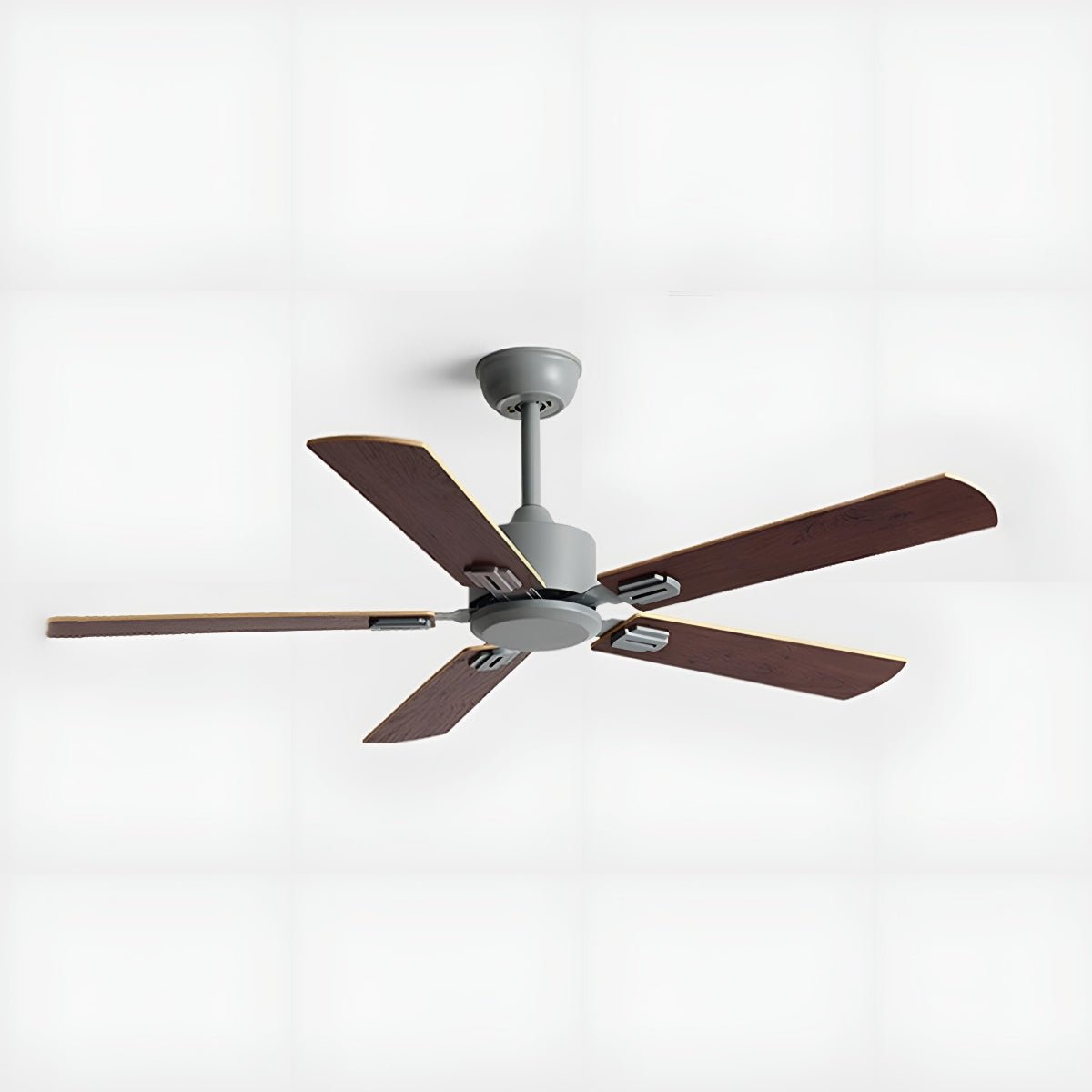 Vintage Wood Grain 6-speed Reverse Frequency Ceiling Fan 5 Blades