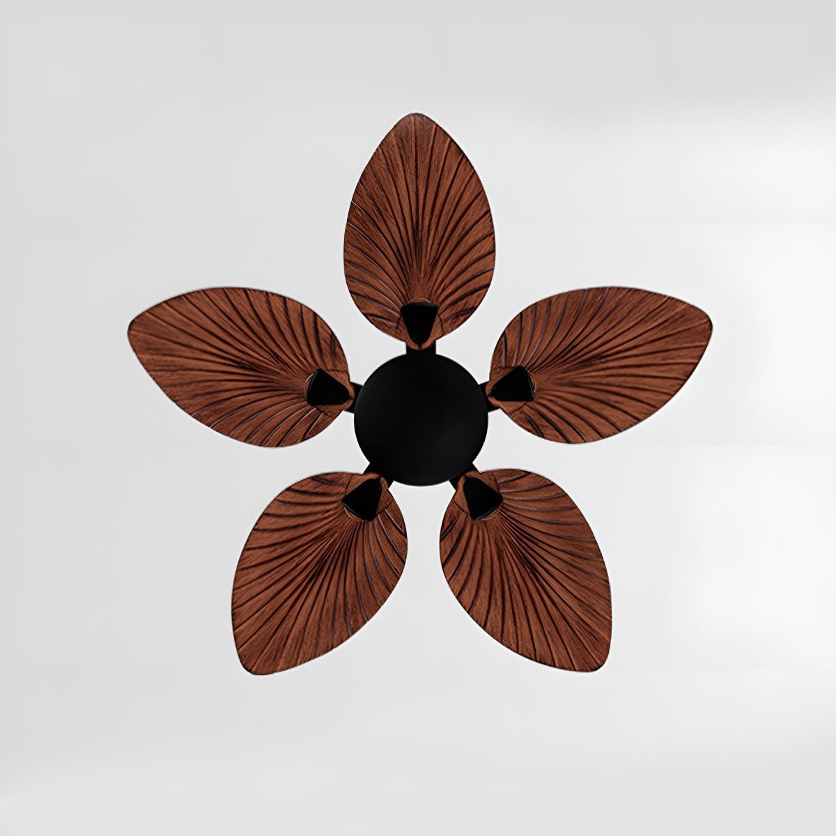Vintage Imitation Palm Leaf 6-speed Reverse Frequency Ceiling Fan