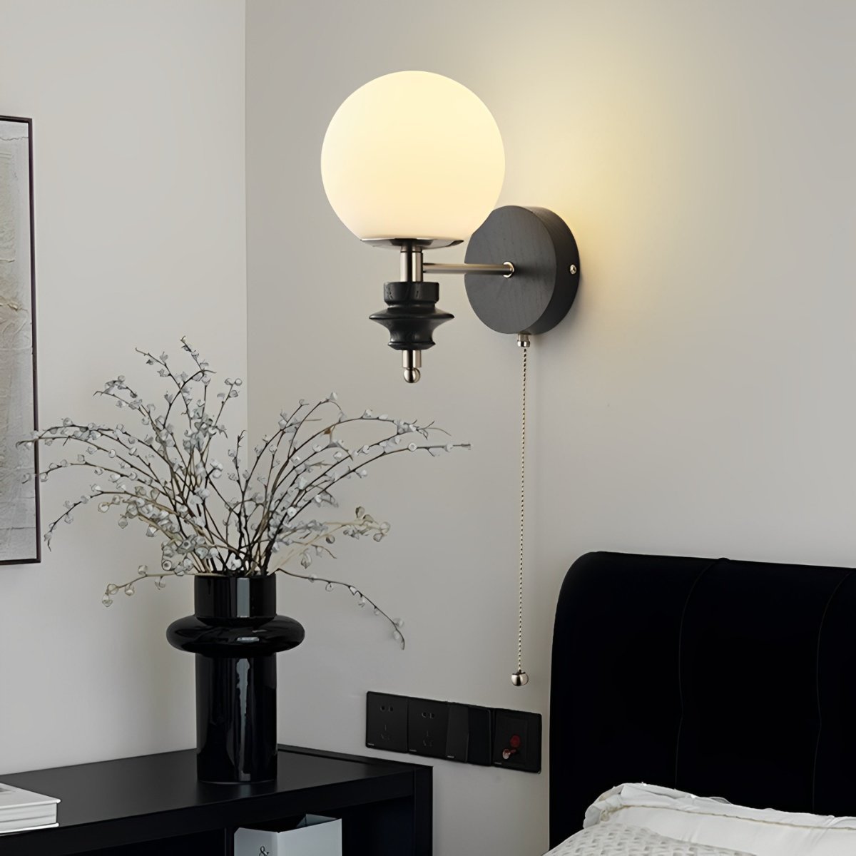 Vintage Indoor Globe Wall Sconces