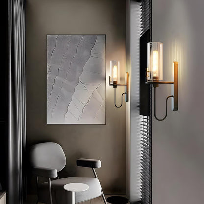 Vintage Luxury Cylinder Crystal LED Indoor Wall Sconces