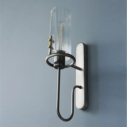 Vintage Luxury Cylinder Crystal LED Indoor Wall Sconces