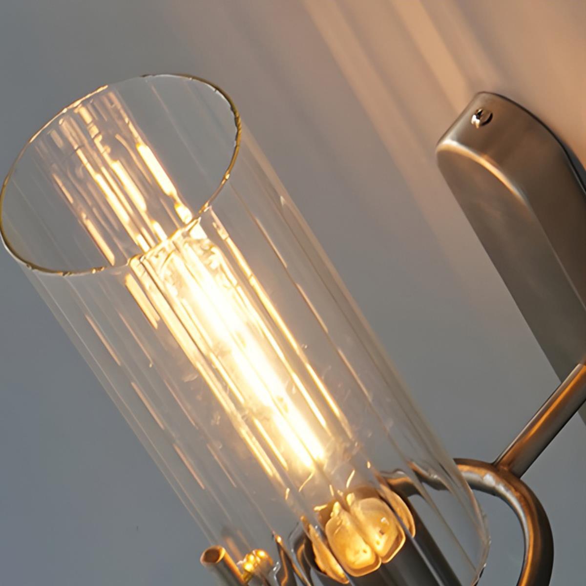 Vintage Luxury Cylinder Crystal LED Indoor Wall Sconces