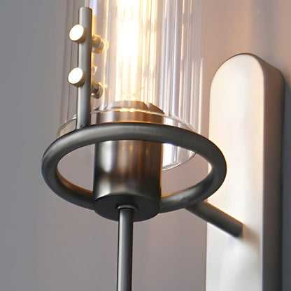 Vintage Luxury Cylinder Crystal LED Indoor Wall Sconces