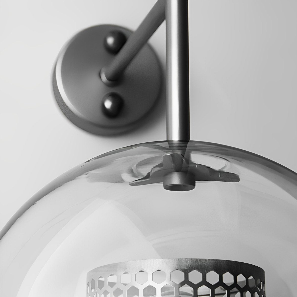 Vintage Luxury Industrial Glass Globe LED Wall Sconces