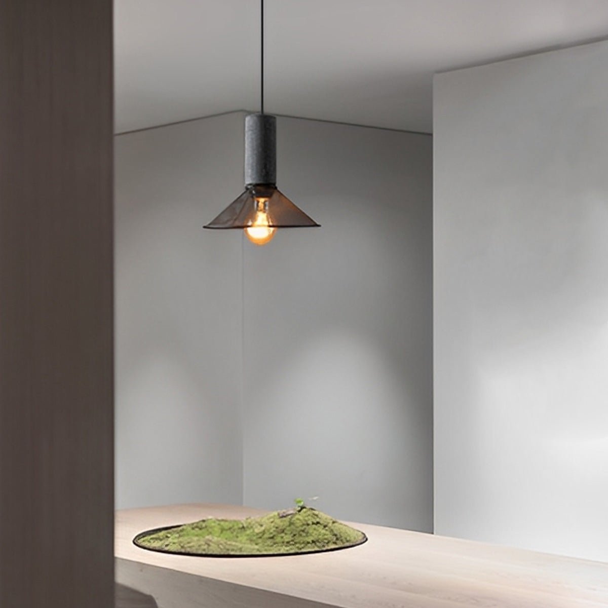 Vintage Minimalist Industrial Iron Mesh Bar LED Pendant Lights