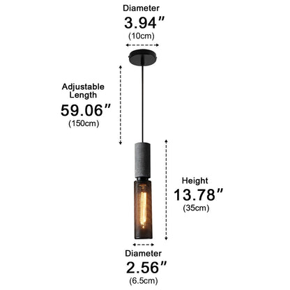 Vintage Minimalist Industrial Iron Mesh Bar LED Pendant Lights