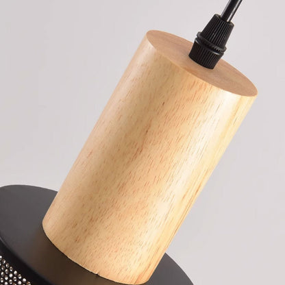 Vintage Minimalist Industrial Iron Mesh Bar LED Pendant Lights