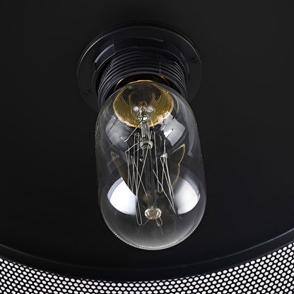 Vintage Minimalist Industrial Iron Mesh Bar LED Pendant Lights