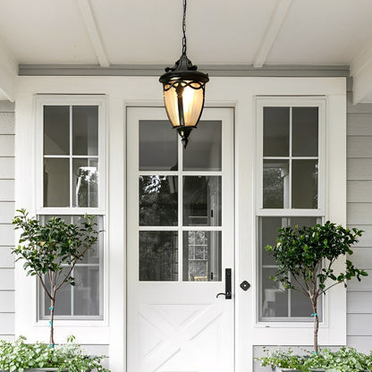 Vintage Rustic Waterproof Outdoor LED Lantern Pendant Lights