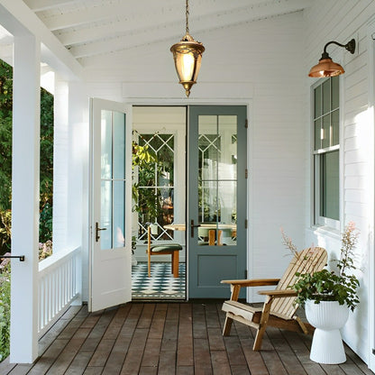 Vintage Rustic Waterproof Outdoor LED Lantern Pendant Lights