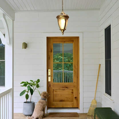 Vintage Rustic Waterproof Outdoor LED Lantern Pendant Lights