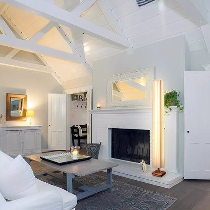 Vintage Square Column Plug In LED Floor Lamp