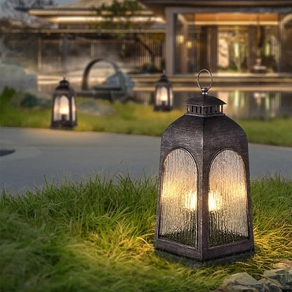 Vintage Waterproof Lantern Outdoor LED Landscape Lighting