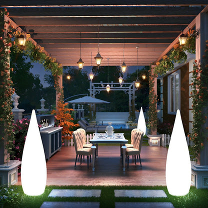 Water Drop LED Waterproof Modern Standing Lawn Lights