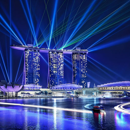 Waterproof 540° Rotation Outdoor LED Beam Spot Light Special Effects Lighting