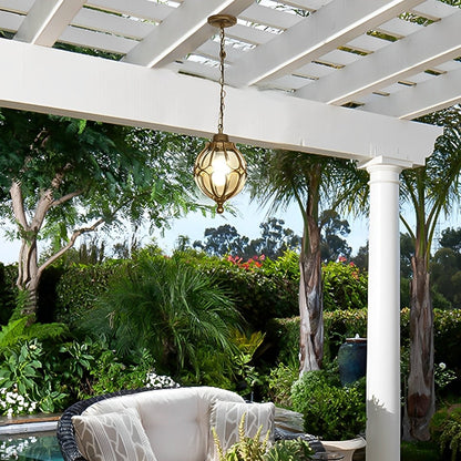 Waterproof Aluminum Ball Outdoor Chandelier Light Hanging Pendan Light