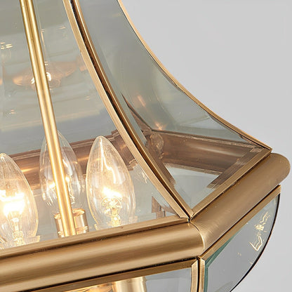 Waterproof Copper Luxury Diamond LED Outdoor Ceiling Lights