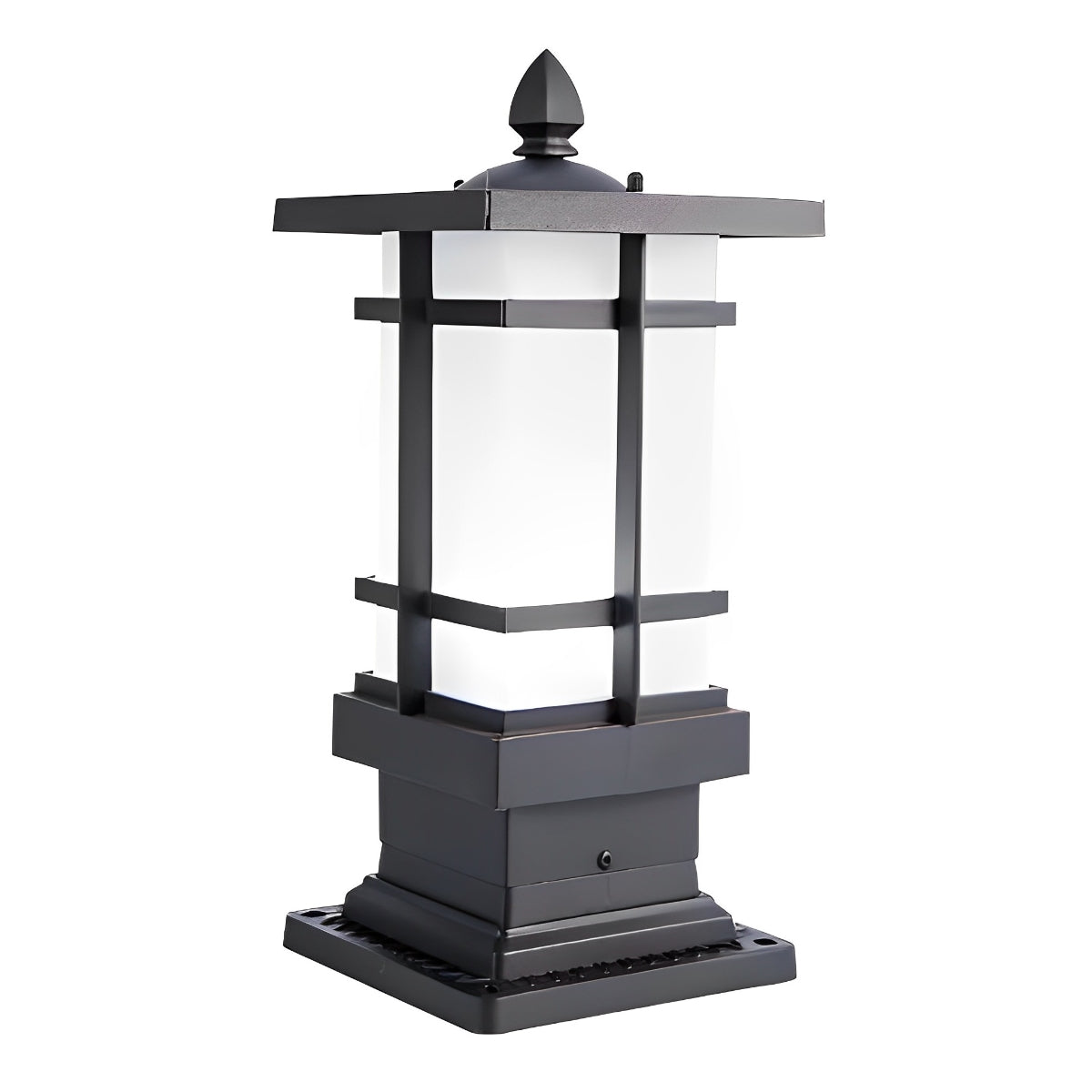 Waterproof Black Vintage Fence Post Lights
