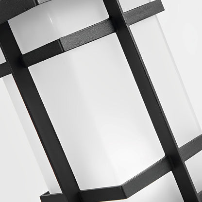 Waterproof Black Vintage Fence Post Lights